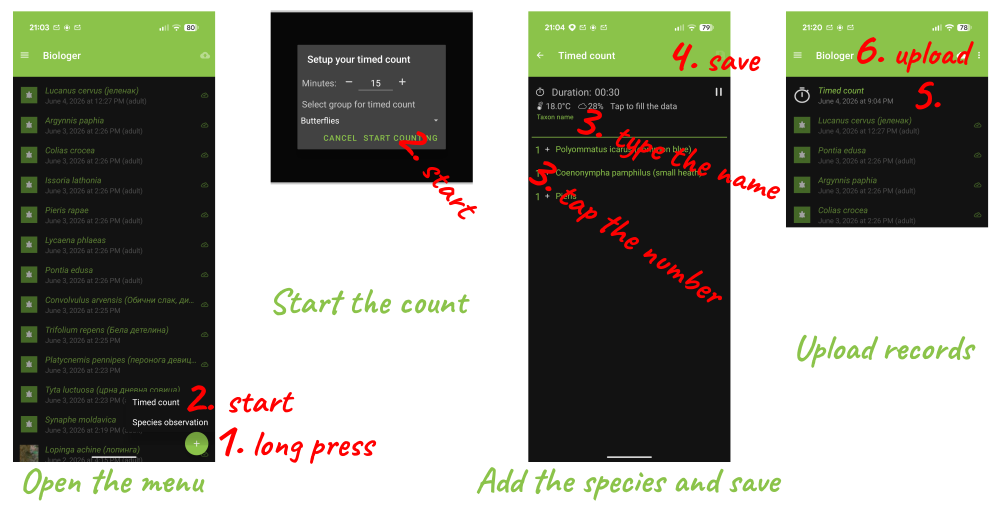 15 minute count